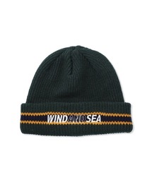 WIND SEA ニットキャップ ブラック SEA LOGO KNIT CAP（ニットキャップ/ビーニー）｜WIND AND SEA