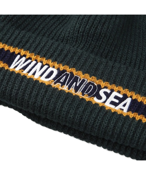 wind and seaのニットキャップ SEA LOGO KNIT CAP – WIND AND SEA