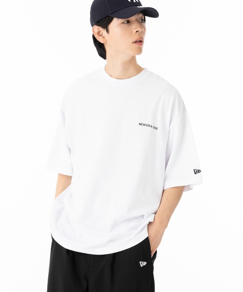 NEW ERA(ニューエラ)の「ニューエラ 半袖Tシャツ オーバーサイズ コットン(Tシャツ/カットソー・メンズ・ブラウン/ホワイト/ブラック/ベージュ・M/S/L/XL/XXL)」の6枚目の写真