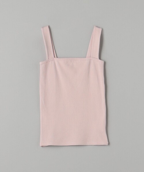 BEAUTY&YOUTH UNITED ARROWS（ビューティーアンドユースユナイテッドアローズ）の「コットンブレンド ベア タンクトップ（Tシャツ/カットソー・レディース・ホワイト/ライトピンク/ブラック/ナチュラル/ダークブラウン/クリーム・FREE）」の15枚目の写真