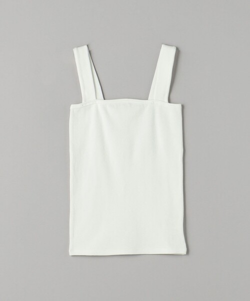 BEAUTY&YOUTH UNITED ARROWS（ビューティーアンドユースユナイテッドアローズ）の「コットンブレンド ベア タンクトップ（Tシャツ/カットソー・レディース・ホワイト/ライトピンク/ブラック/ナチュラル/ダークブラウン/クリーム・FREE）」の20枚目の写真