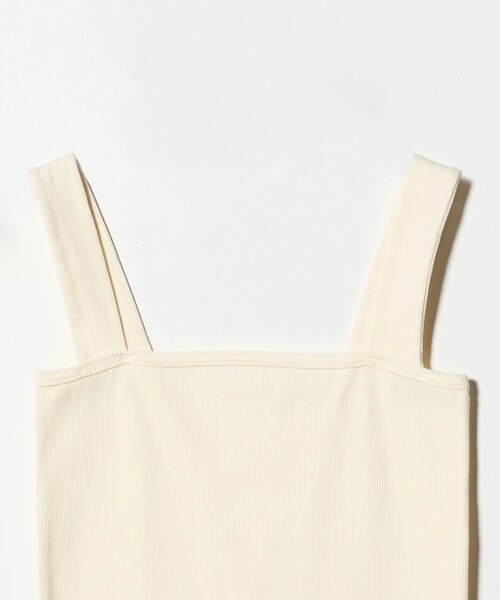 BEAUTY&YOUTH UNITED ARROWS（ビューティーアンドユースユナイテッドアローズ）の「コットンブレンド ベア タンクトップ（Tシャツ/カットソー・レディース・ホワイト/ライトピンク/ブラック/ナチュラル/ダークブラウン/クリーム・FREE）」の10枚目の写真