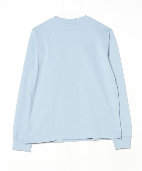 adidas（アディダス）の「アディダス adidas エッセンシャルズ プラス スモールロゴ 長袖Tシャツ（Tシャツ/カットソー・レディース・サックスブルー・M/L）」の2枚目の写真