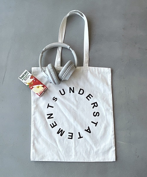 UNDERSTATEMENTs(アンダーステイトメント)の「【ユニセックス】2WAYロゴトートバッグ(トートバッグ・メンズ・ホワイト/ブラック・FREE)」の4枚目の写真