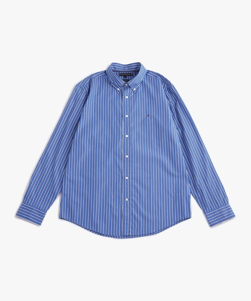 TOMMY HILFIGER（トミーヒルフィガー）の「ポプリンデュオストライプシャツ（シャツ/ブラウス・メンズ・ブルー・LARGE/MEDIUM/SMALL/X-LARGE）」の5枚目の写真