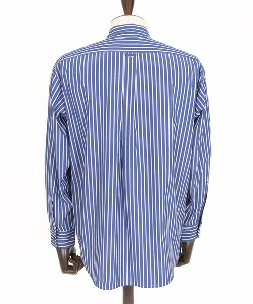 CAMBIO（カンビオ）の「ms5995- スナップボタンバンドカラーシャツLS（シャツ/ブラウス・メンズ・ブルー/ブラック・M/L/XL）」の16枚目の写真