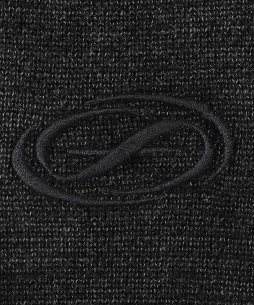 SHORT ROUND(ショートラウンド)の「SHORT ROUND/ピグメントロゴニットプルオーバー(ニット/セーター・メンズ・スミクロ/カーキ・MEDIUM/LARGE)」の5枚目の写真