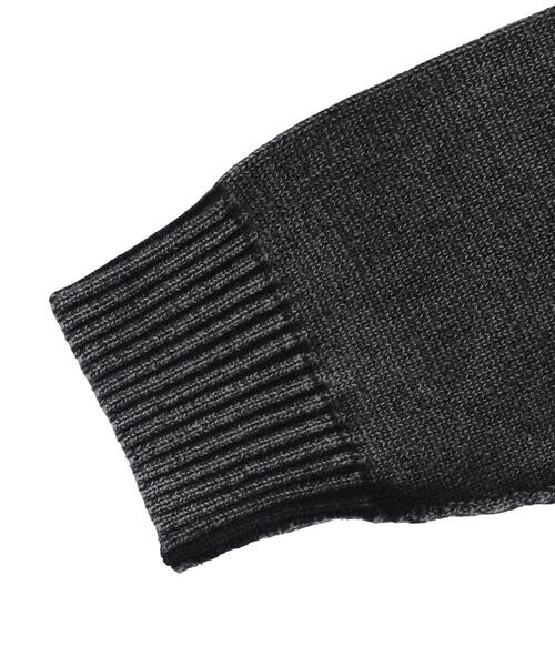 SHORT ROUND(ショートラウンド)の「SHORT ROUND/ピグメントロゴニットプルオーバー(ニット/セーター・メンズ・スミクロ/カーキ・MEDIUM/LARGE)」の6枚目の写真