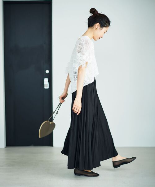 le.coeur blanc（ルクールブラン）の「REMME メッシュシアーパンプス（パンプス・レディース・ブラック/ベージュ・36/37）」の3枚目の写真