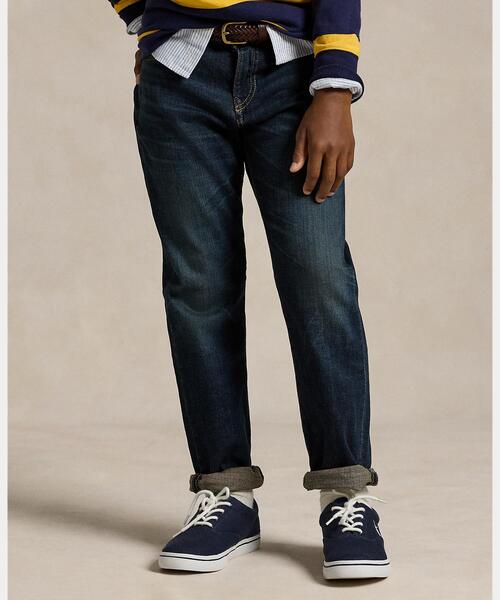 POLO RALPH LAUREN CHILDRENSWEAR(ポロ ラルフ ローレン チルドレンズウェア)の「Hampton ストレート ストレッチ ジーンズ(デニムパンツ・キッズ・ブルー・16/12/20/8)」の6枚目の写真