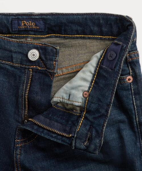 POLO RALPH LAUREN CHILDRENSWEAR(ポロ ラルフ ローレン チルドレンズウェア)の「Hampton ストレート ストレッチ ジーンズ(デニムパンツ・キッズ・ブルー・16/12/20/8)」の4枚目の写真