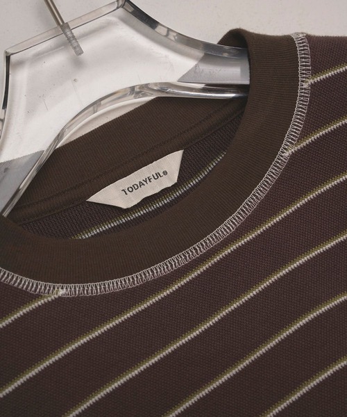 TODAYFUL - TODAYFULボーダーロングT Border Long T-shirts（カットソー/Tシャツ）｜TODAYFUL