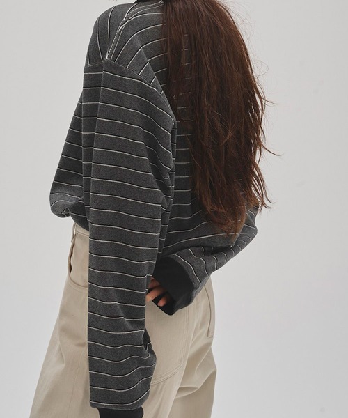 TODAYFUL Border Long T-shirtsボーダーロングTシャツ TODAYFUL（トゥデイフル）の「【TODAYFUL/トゥデイフル】Border