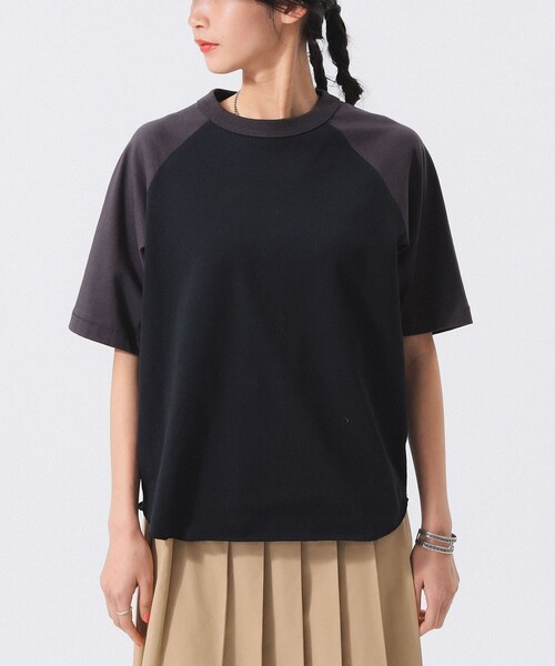 SCREEN STARS（スクリーンスターズ）の「【別注】SCREEN STARS / 2トーン ラグラン Tシャツ（Tシャツ/カットソー・レディース・ブラック/ネイビー/ブラウン・ONE SIZE）」の14枚目の写真
