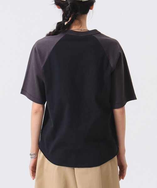 SCREEN STARS（スクリーンスターズ）の「【別注】SCREEN STARS / 2トーン ラグラン Tシャツ（Tシャツ/カットソー・レディース・ブラック/ネイビー/ブラウン・ONE SIZE）」の16枚目の写真