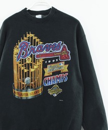 【ヴィンテージ古着】90’s MLB Atlanta Braves プルオーバースウェット