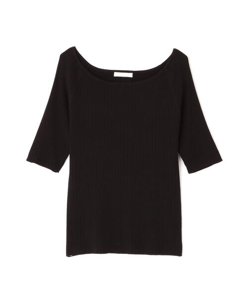 PROPORTION BODY DRESSING(プロポーションボディドレッシング)の「ボートネックランダムリブニット / 1215170300(ニット/セーター・レディース・ピンク/ライトグリーン/ホワイト系その他/ブラック・SMALL/MEDIUM)」の5枚目の写真