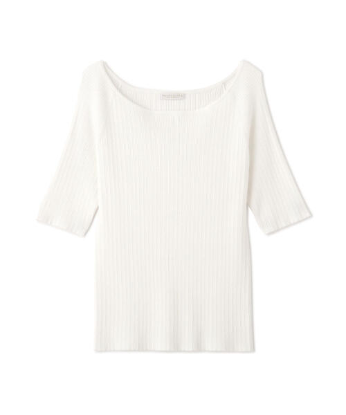 PROPORTION BODY DRESSING(プロポーションボディドレッシング)の「ボートネックランダムリブニット / 1215170300(ニット/セーター・レディース・ピンク/ライトグリーン/ホワイト系その他/ブラック・SMALL/MEDIUM)」の13枚目の写真