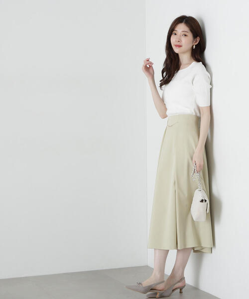 PROPORTION BODY DRESSING(プロポーションボディドレッシング)の「ボートネックランダムリブニット / 1215170300(ニット/セーター・レディース・ピンク/ライトグリーン/ホワイト系その他/ブラック・SMALL/MEDIUM)」の16枚目の写真