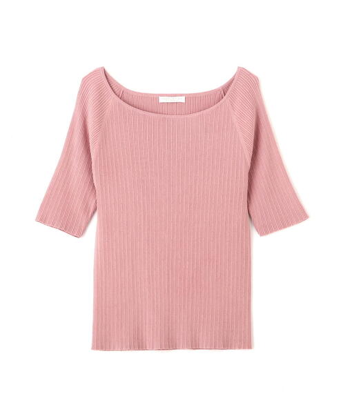 PROPORTION BODY DRESSING(プロポーションボディドレッシング)の「ボートネックランダムリブニット / 1215170300(ニット/セーター・レディース・ピンク/ライトグリーン/ホワイト系その他/ブラック・SMALL/MEDIUM)」の21枚目の写真
