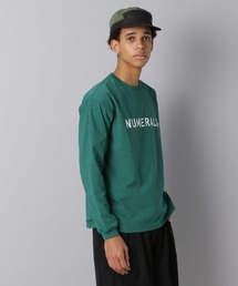 【NUMERALS】ストレッチロゴロングスリーブTEE