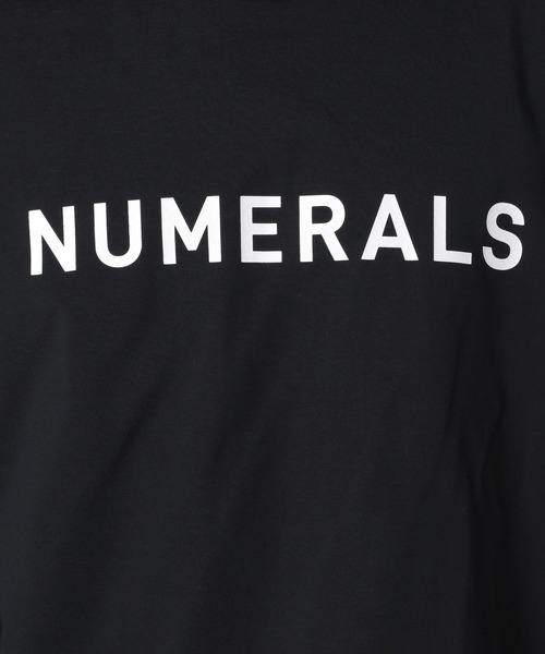 【美品】NUMERALS × UMBRO ロングTシャツ 黒 長袖カットソー セール】【NUMERALS】ストレッチロゴロングスリーブTEE（Tシャツ