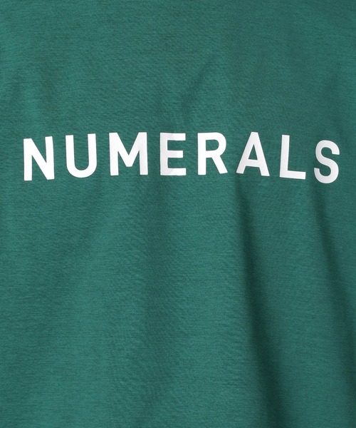 セール】【NUMERALS】ストレッチロゴロングスリーブTEE（Tシャツ