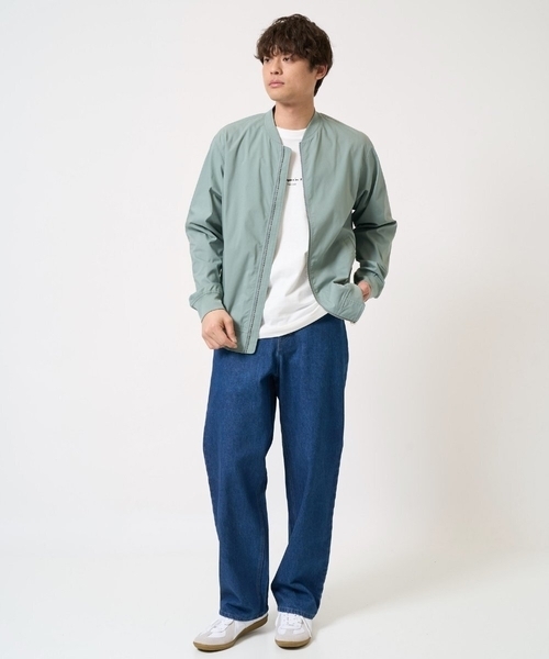 a.v.v(アーヴェヴェ)の「【イージーケア/洗濯機で洗える/ストレッチ】ストレッチリブブルゾン(ブルゾン・メンズ・グリーン・48/46/50)」の6枚目の写真