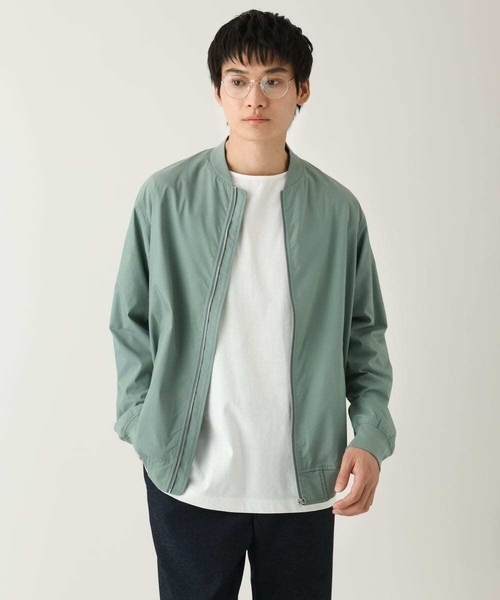 a.v.v(アーヴェヴェ)の「【イージーケア/洗濯機で洗える/ストレッチ】ストレッチリブブルゾン(ブルゾン・メンズ・グリーン・48/46/50)」の8枚目の写真