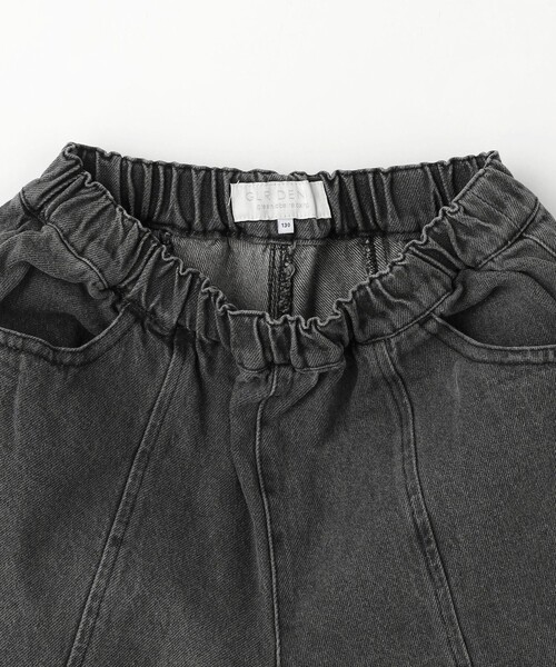 green label relaxing（グリーンレーベルリラクシング）の「デニム ショートパンツ / キッズ  100cm-130cm（デニムパンツ・キッズ・ブラック/コバルトブルー・120cm/130cm/110cm/100cm）」の17枚目の写真