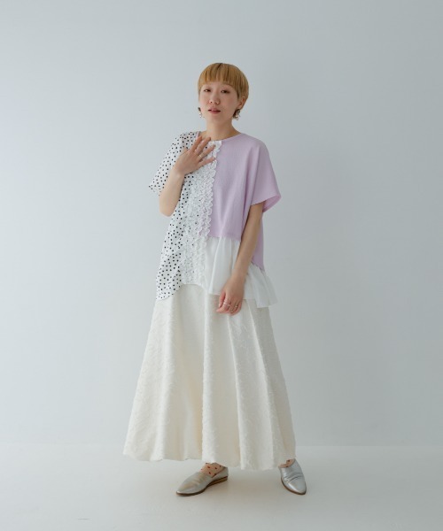 unica(ユニカ)の「タックポケットバルーンスカート(スカート・レディース・グリーン/ブラック/オフホワイト・F)」の5枚目の写真