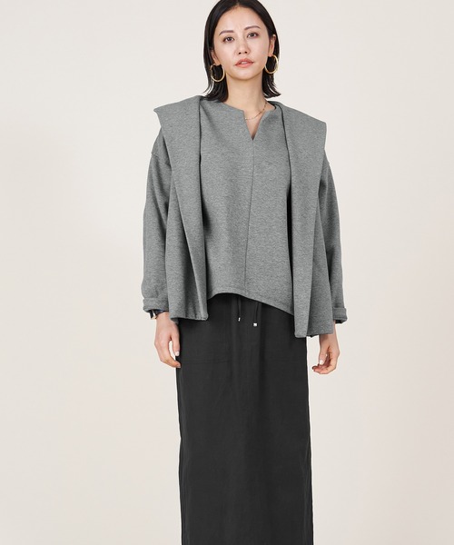 marmors（マルモア）の「【marmors】gown parka〈セットアップ対応〉（パーカー・レディース・カーキオリーブ/グレー/ブラック・36）」の14枚目の写真