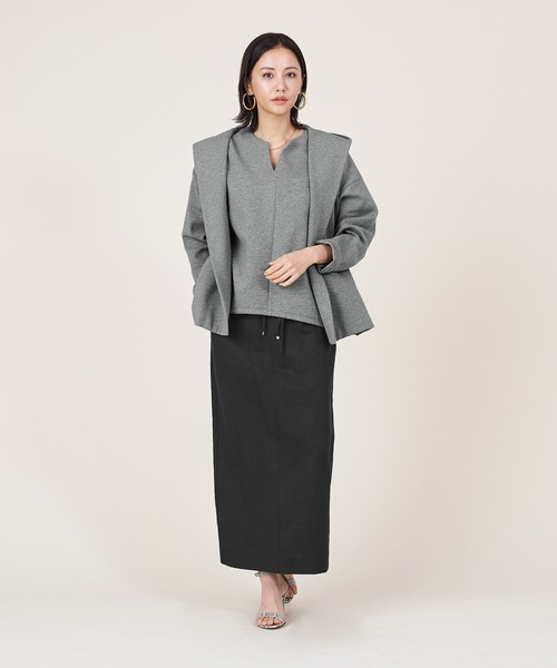 marmors（マルモア）の「【marmors】gown parka〈セットアップ対応〉（パーカー・レディース・カーキオリーブ/グレー/ブラック・36）」の15枚目の写真