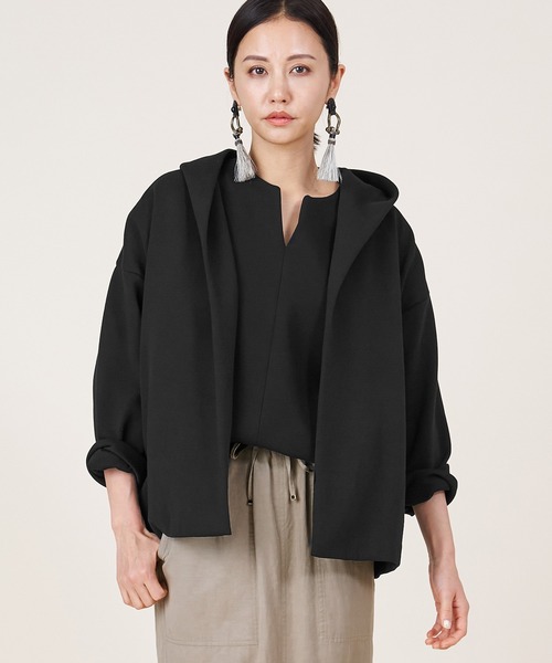 marmors（マルモア）の「【marmors】gown parka〈セットアップ対応〉（パーカー・レディース・カーキオリーブ/グレー/ブラック・36）」の4枚目の写真