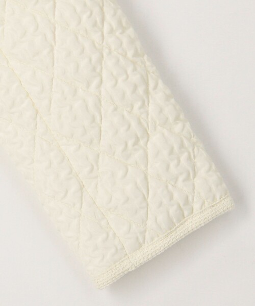MICO COULIER（ミコクリエ）の「エンボスキルトジャケット（ブルゾン・レディース・オフホワイト/ネイビー・38）」の10枚目の写真