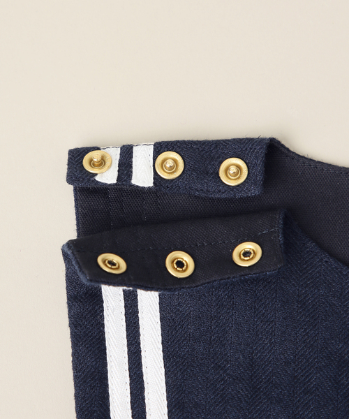 IENA ENFANT 黒チェック柄ロンパース  スタイ　セット IENA ENFANT 黒チェック柄ロンパース スタイ セット IENA ENFANT