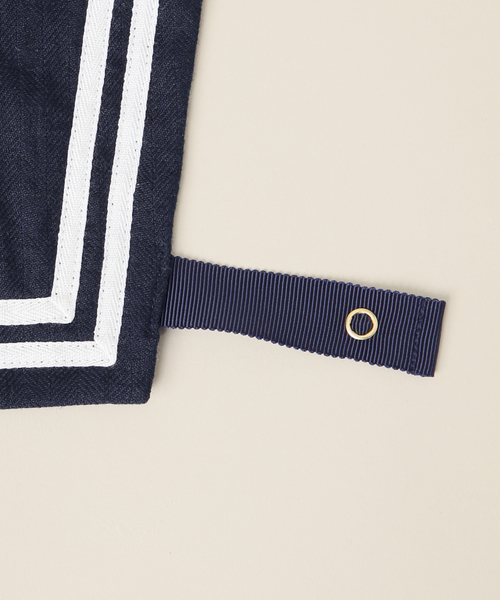 IENA ENFANT（イエナアンファン）の「《追加》セーラースタイベスト baby（ベビーギフト・レディース・ホワイト/ホワイト系その他/ネイビー・FREE）」の12枚目の写真