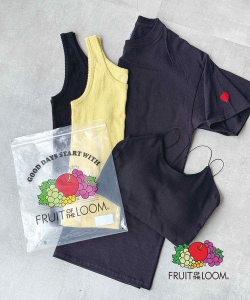 tシャツ 「別注」FRUIT OF THE LOOM×PICCIN 4点セット（black） レディース セール】【別注】FRUIT OF THE LOOM×PICCIN 4点セット（black
