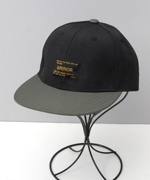 A.M.S.（エーエムエス）の「撥水 ムラ染風 ワッシャーナイロン 平つば ベースボールキャップ（キャップ）」