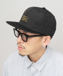 A.M.S.（エーエムエス）の「撥水 ムラ染風 ワッシャーナイロン 平つば ベースボールキャップ（キャップ）」