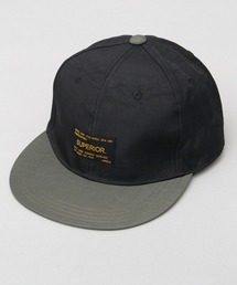 A.M.S.（エーエムエス）の「撥水 ムラ染風 ワッシャーナイロン 平つば ベースボールキャップ（キャップ）」