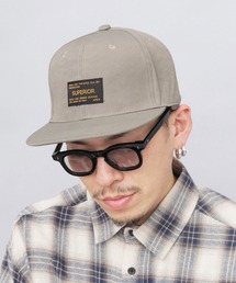 A.M.S.（エーエムエス）の「撥水 ムラ染風 ワッシャーナイロン 平つば ベースボールキャップ（キャップ）」