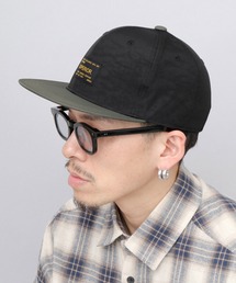 A.M.S.（エーエムエス）の「撥水 ムラ染風 ワッシャーナイロン 平つば ベースボールキャップ（キャップ）」