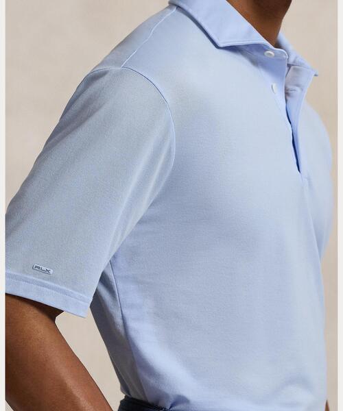 RLX GOLF（アールエルエックスゴルフ）の「クラシック フィット パフォーマンス ポロシャツ（ポロシャツ・メンズ・ブルー・S/M/L）」の3枚目の写真