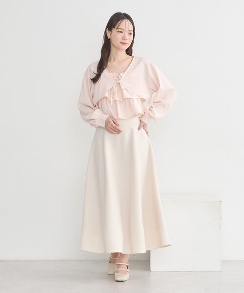 earth music&ecology（アースミュージックアンドエコロジー）の「ティアードアンサンブルブラウス（シャツ/ブラウス・レディース・アイボリー/ピンク/ライトグレー系1・FREE）」の12枚目の写真