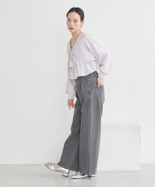 earth music&ecology（アースミュージックアンドエコロジー）の「ティアードアンサンブルブラウス（シャツ/ブラウス・レディース・アイボリー/ピンク/ライトグレー系1・FREE）」の17枚目の写真