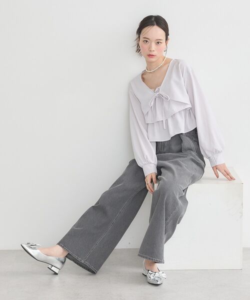 earth music&ecology（アースミュージックアンドエコロジー）の「ティアードアンサンブルブラウス（シャツ/ブラウス・レディース・アイボリー/ピンク/ライトグレー系1・FREE）」の20枚目の写真