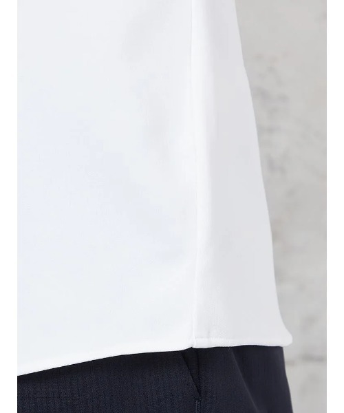 HARUYAMA(ハルヤマ)の「【完全ノーアイロン】半袖 ブラウス i-shirt 透け防止 白無地 レギュラーカラー アイシャツ 春夏(シャツ/ブラウス・レディース・ホワイト・9号/7号/11号/15号)」の7枚目の写真
