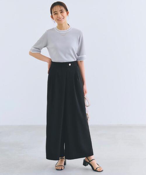 grove（グローブ）の「エフォートレスマキシスカンツ（その他パンツ・レディース・ブラック/カーキ/チャコールグレー・02/05/04/03/01）」の15枚目の写真