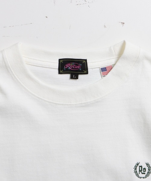 ROTAR（ローター）の「Laurel USA Cotton HW 1p Tee（Tシャツ/カットソー・メンズ・ダークブラック/ダークグリーン/ホワイト系その他/ネイビー/ベージュ・MEDIUM/LARGE/X-LARGE）」の20枚目の写真
